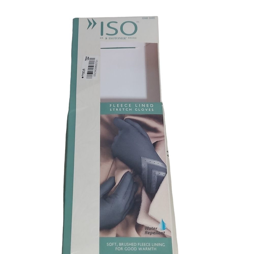 Isotoner by Aris Leather Driving Gloves Lined Women's NEW in Box - Picture 10 of 13